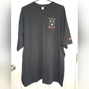 (XXXL)⚘️Frankenstein⚘️ Black Graphic T-Shirt Ptp 26.5×L33"